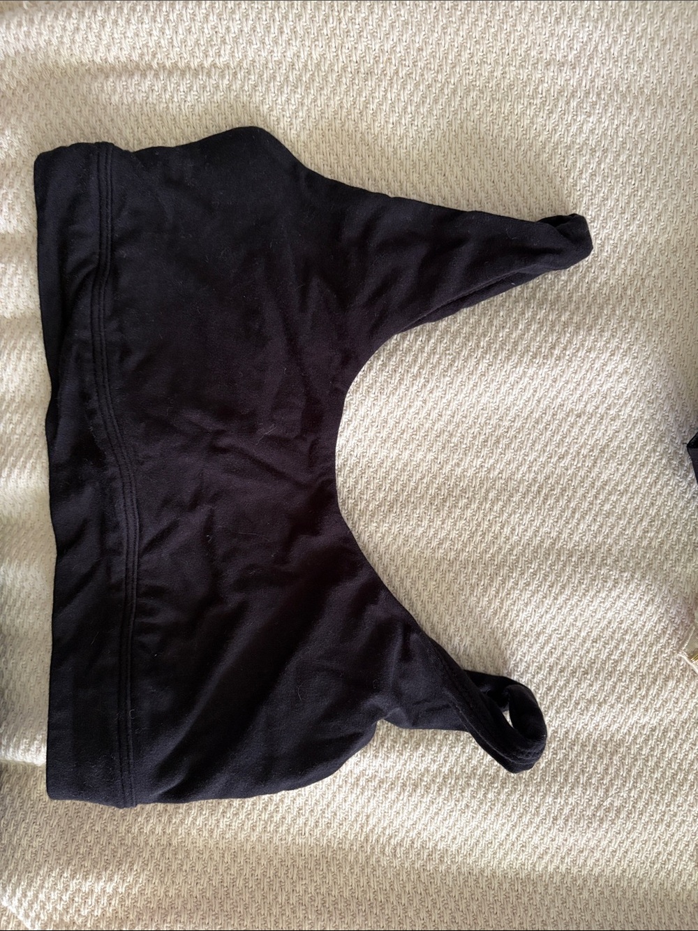HARPER WILDE Black Simple Stretch Bralette